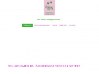 zaubernuss-stockersisters.ch Webseite Vorschau