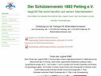 gauschiessen-peiting.de Webseite Vorschau