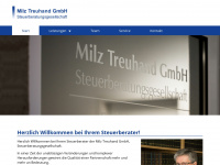 stb-milz.de Webseite Vorschau
