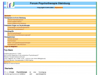 psychotherapie-steinburg.de Webseite Vorschau