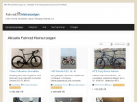 fahrrad-kleinanzeigen.de Webseite Vorschau
