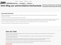 tsme.ch Webseite Vorschau