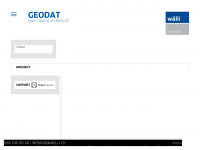 geodat.ch Webseite Vorschau