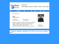 gerber-electric.ch Webseite Vorschau