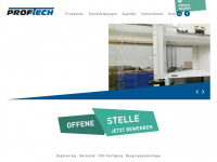 proftech.ch Webseite Vorschau