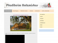 holzmishus.ch Webseite Vorschau