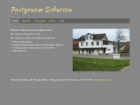 partyraum-schurten.ch Webseite Vorschau