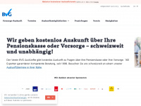 bvgauskuenfte.ch Webseite Vorschau