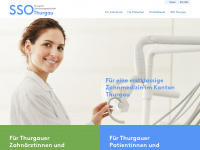zahnaerzte-thurgau.ch Webseite Vorschau