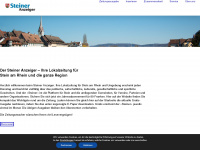 steineranzeiger.ch Webseite Vorschau