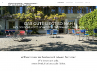 loewen-sommeri.ch Webseite Vorschau