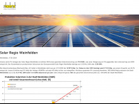 solarregio.ch Webseite Vorschau