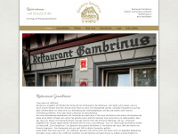 gambrinus-weinfelden.ch Webseite Vorschau