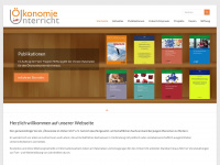 oekonomie-im-unterricht.de Webseite Vorschau