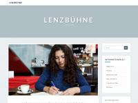 lenzbuehne.de Webseite Vorschau
