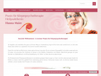 therapie-hannamaier.de Webseite Vorschau