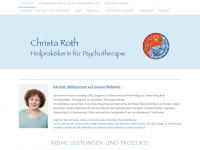 christa-roth.de Webseite Vorschau