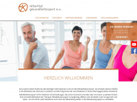rehavital.info Webseite Vorschau