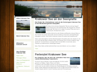 krakower-see.de Webseite Vorschau