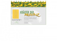 kraeuter-der-provinz.de Webseite Vorschau