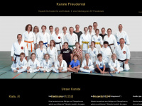 karate-do-freudental.de Webseite Vorschau