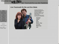 tanzmusik-trio.de Webseite Vorschau
