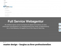 masterdesign.at Webseite Vorschau