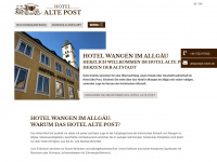 hotel-alte-post-wangen.de Webseite Vorschau