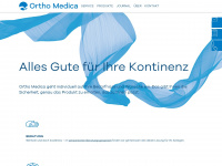 orthomedica.ch Webseite Vorschau