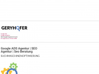 gery-hofer.com Webseite Vorschau
