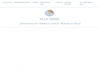 villa-hansa.de Webseite Vorschau