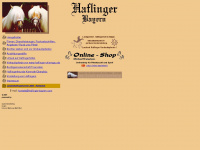 haflinger-bayern.de Webseite Vorschau