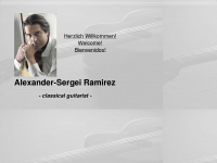 alexander-sergei-ramirez.com Webseite Vorschau