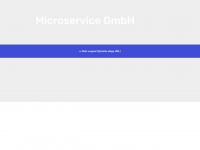 microservice.ch Webseite Vorschau