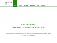 markfort-garten-landschaftspflege.de Webseite Vorschau