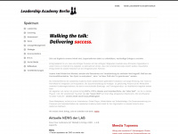 leadership-academy.de Webseite Vorschau