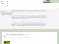 jaegerhofzermatt.ch Webseite Vorschau