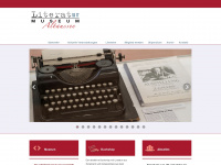 literaturmuseum.at Webseite Vorschau