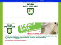 borg-aussee.at Webseite Vorschau