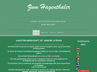 hagenthaler.at Webseite Vorschau