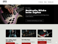 schecter-guitars.de Webseite Vorschau
