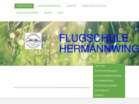 hermannwings.de Webseite Vorschau