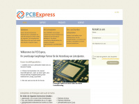 pcbexpress.eu Webseite Vorschau