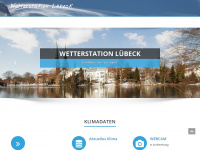 wetterstation-luebeck.de Webseite Vorschau