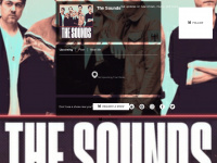 the-sounds.com Webseite Vorschau