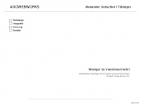 agowebworks.de Webseite Vorschau