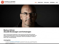zehner.ch Webseite Vorschau