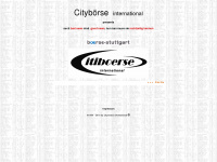 cityboerse.com Webseite Vorschau