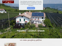 fasslhof.it Webseite Vorschau