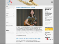blasmusik.li Webseite Vorschau